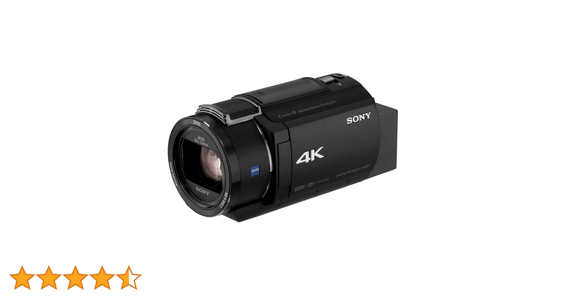 Amazon | Sony Fdr-Ax43 手持ちビデオカメラ 8.29 Mp Cmos 4K